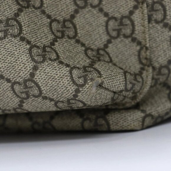 Gucci Large changing Diaper Bag Crossbody GG Supreme Brown 211131 - Picture 14 of 16